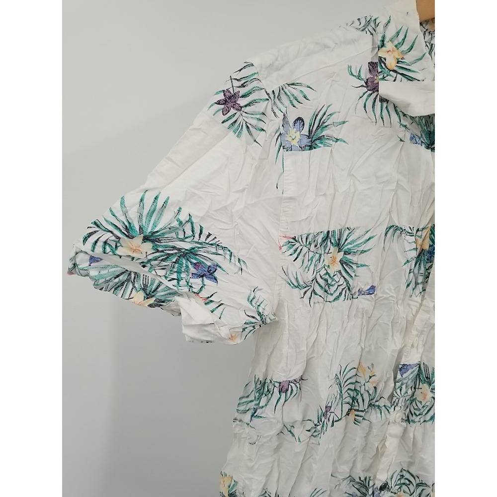 Amplify Shirt Mens Large Hawaiian Tropical Pocket Casual Button Up Short Sleeve - Picture 5 of 7